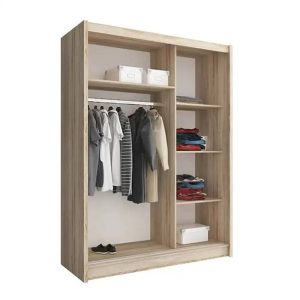 کمد ریلی آینه دار دو درب کوچک مدل p900