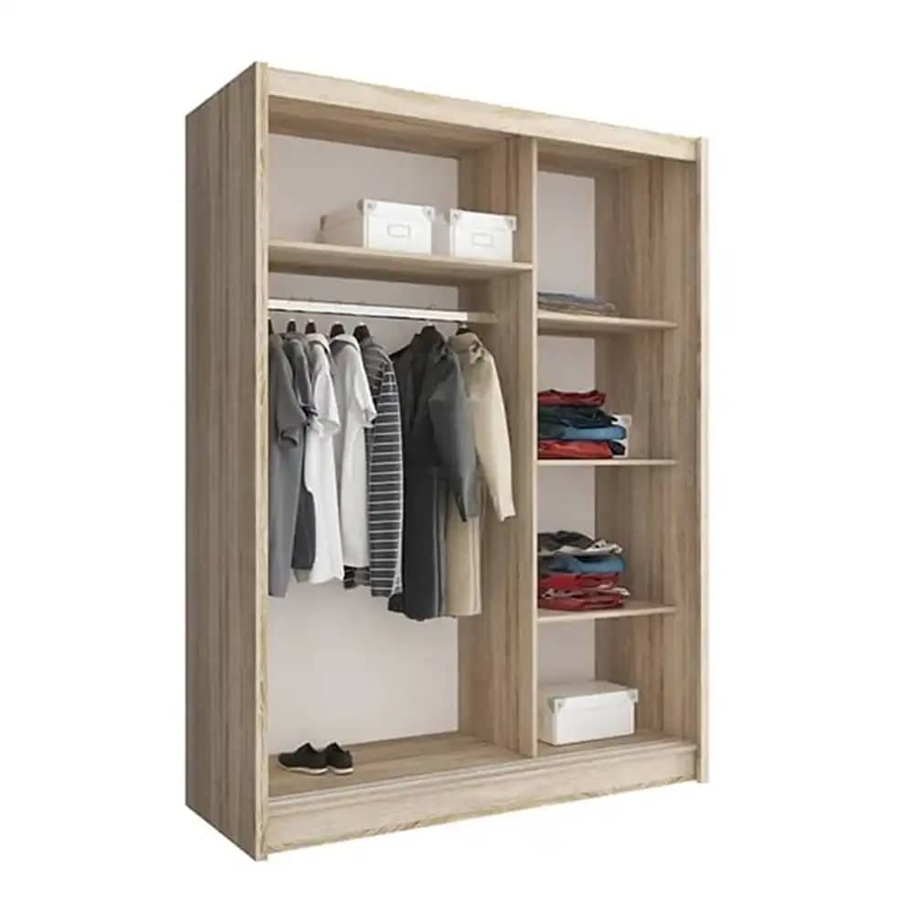 کمد ریلی آینه دار دو درب کوچک مدل p900